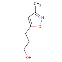 105658-49-9 3-(3-methyl-1,2-oxazol-5-yl)propan-1-ol chemical structure