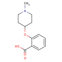 1181239-19-9 2-(1-methylpiperidin-4-yl)oxybenzoic acid chemical structure