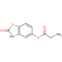 115045-86-8 (2-oxo-3H-1,3-benzothiazol-5-yl) propanoate chemical structure