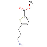 88969-78-2 methyl 5-(3-aminopropyl)thiophene-2-carboxylate chemical structure
