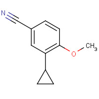 1112851-33-8 3-cyclopropyl-4-methoxybenzonitrile chemical structure