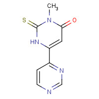 503860-53-5 3-methyl-6-pyrimidin-4-yl-2-sulfanylidene-1H-pyrimidin-4-one chemical structure
