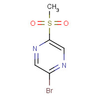 1177421-54-3 2-bromo-5-methylsulfonylpyrazine chemical structure
