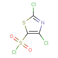 124789-77-1 2,4-dichloro-1,3-thiazole-5-sulfonyl chloride chemical structure