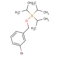 614763-06-3 (3-bromophenyl)methoxy-tri(propan-2-yl)silane chemical structure