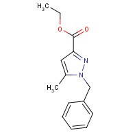 17607-81-7 ethyl 1-benzyl-5-methylpyrazole-3-carboxylate chemical structure