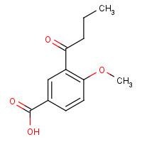 258273-25-5 3-butanoyl-4-methoxybenzoic acid chemical structure