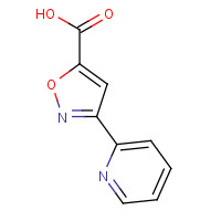 716362-11-7 3-pyridin-2-yl-1,2-oxazole-5-carboxylic acid chemical structure