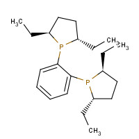 136779-28-7 (2S,5S)-1-[2-[(2S,5S)-2,5-diethylphospholan-1-yl]phenyl]-2,5-diethylphospholane chemical structure