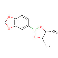 269409-76-9 2-(1,3-benzodioxol-5-yl)-4,5-dimethyl-1,3,2-dioxaborolane chemical structure