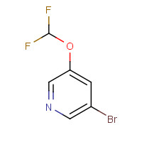 342602-27-1 3-bromo-5-(difluoromethoxy)pyridine chemical structure