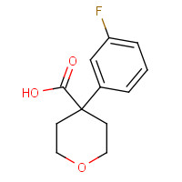 919016-93-6 4-(3-fluorophenyl)oxane-4-carboxylic acid chemical structure