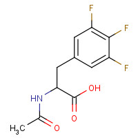 324028-06-0 2-acetamido-3-(3,4,5-trifluorophenyl)propanoic acid chemical structure