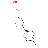 1159979-39-1 2-[3-(4-bromophenyl)-1,2-oxazol-5-yl]ethanol chemical structure