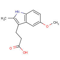 39972-31-1 3-(5-methoxy-2-methyl-1H-indol-3-yl)propanoic acid chemical structure