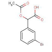 1418267-50-1 2-acetyloxy-2-(3-bromophenyl)acetic acid chemical structure
