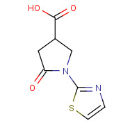 914637-54-0 5-oxo-1-(1,3-thiazol-2-yl)pyrrolidine-3-carboxylic acid chemical structure