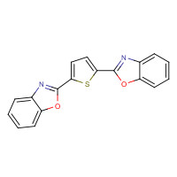 2866-43-5 2-[5-(1,3-benzoxazol-2-yl)thiophen-2-yl]-1,3-benzoxazole chemical structure