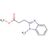 24786-76-3 methyl 3-(1-methylbenzimidazol-2-yl)propanoate chemical structure