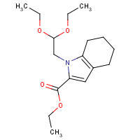 1433990-29-4 ethyl 1-(2,2-diethoxyethyl)-4,5,6,7-tetrahydroindole-2-carboxylate chemical structure