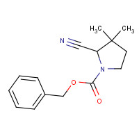 924884-34-4 benzyl 2-cyano-3,3-dimethylpyrrolidine-1-carboxylate chemical structure