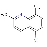 186670-43-9 5-chloro-2,8-dimethylquinoline chemical structure