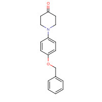 259664-14-7 1-(4-phenylmethoxyphenyl)piperidin-4-one chemical structure