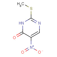 75423-19-7 2-methylsulfanyl-5-nitro-1H-pyrimidin-6-one chemical structure