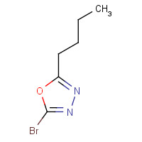 1402555-52-5 2-bromo-5-butyl-1,3,4-oxadiazole chemical structure