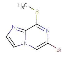 887475-71-0 6-bromo-8-methylsulfanylimidazo[1,2-a]pyrazine chemical structure