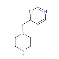 1269430-57-0 4-(piperazin-1-ylmethyl)pyrimidine chemical structure