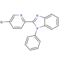1365756-96-2 2-(5-bromopyridin-2-yl)-1-phenylbenzimidazole chemical structure