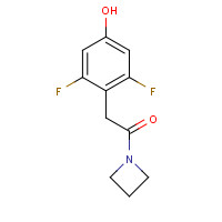 1437779-17-3 1-(azetidin-1-yl)-2-(2,6-difluoro-4-hydroxyphenyl)ethanone chemical structure