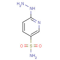 75710-97-3 6-hydrazinylpyridine-3-sulfonamide chemical structure