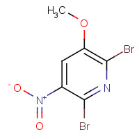 79491-46-6 2,6-dibromo-3-methoxy-5-nitropyridine chemical structure