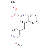 1314141-55-3 ethyl 4-[(2-methoxypyridin-4-yl)methyl]quinoline-2-carboxylate chemical structure
