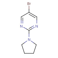 446286-61-9 5-bromo-2-pyrrolidin-1-ylpyrimidine chemical structure