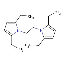 123147-22-8 1-[2-(2,5-diethylpyrrol-1-yl)ethyl]-2,5-diethylpyrrole chemical structure