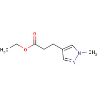 192661-37-3 ethyl 3-(1-methylpyrazol-4-yl)propanoate chemical structure