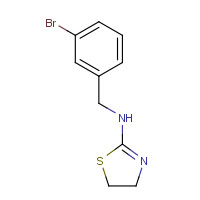 158632-99-6 N-[(3-bromophenyl)methyl]-4,5-dihydro-1,3-thiazol-2-amine chemical structure