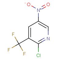 99368-67-9 2-chloro-5-nitro-3-(trifluoromethyl)pyridine chemical structure