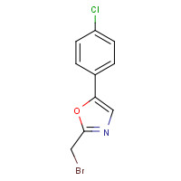 945023-97-2 2-(bromomethyl)-5-(4-chlorophenyl)-1,3-oxazole chemical structure