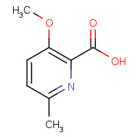 95109-37-8 3-methoxy-6-methylpyridine-2-carboxylic acid chemical structure
