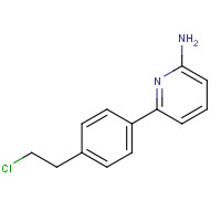 198210-90-1 6-[4-(2-chloroethyl)phenyl]pyridin-2-amine chemical structure