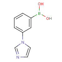 1040850-75-6 (3-imidazol-1-ylphenyl)boronic acid chemical structure