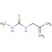 21018-38-2 1-methyl-3-(2-methylprop-2-enyl)thiourea chemical structure