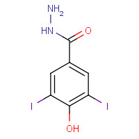 89011-17-6 4-hydroxy-3,5-diiodobenzohydrazide chemical structure