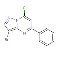 672323-74-9 3-bromo-7-chloro-5-phenylpyrazolo[1,5-a]pyrimidine chemical structure