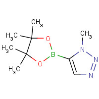 1047636-97-4 1-methyl-5-(4,4,5,5-tetramethyl-1,3,2-dioxaborolan-2-yl)triazole chemical structure