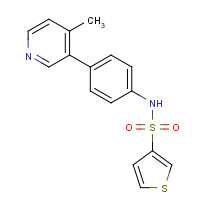1357093-28-7 N-[4-(4-methylpyridin-3-yl)phenyl]thiophene-3-sulfonamide chemical structure